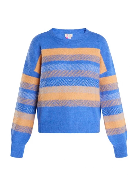 Foto van product IZIA Trui 'Eyota' turquoise / oranje