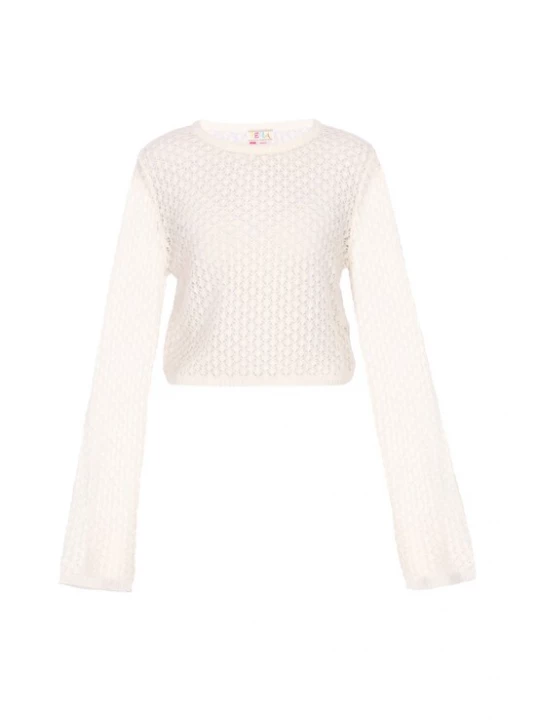Foto van product IZIA Trui 'Festival' offwhite