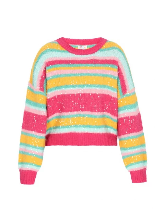Foto van product IZIA Trui geel / groen / mintgroen / pink