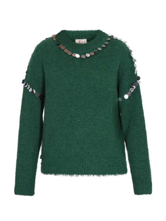 Foto van product IZIA Trui grasgroen