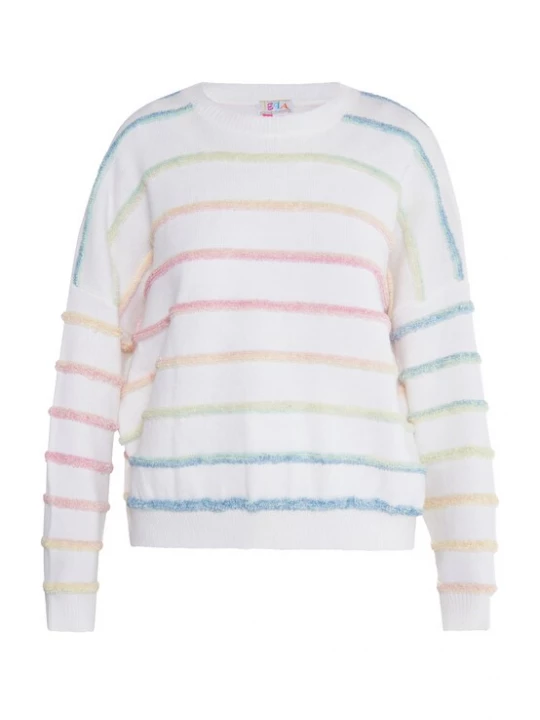 Foto van product IZIA Trui 'Hoona' blauw / lichtgroen / pink / wolwit