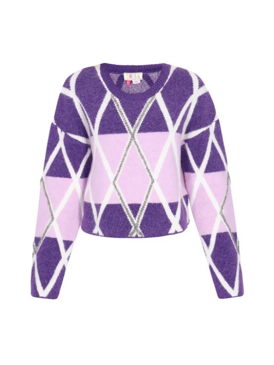 Foto van product IZIA Trui lila / pink / wit