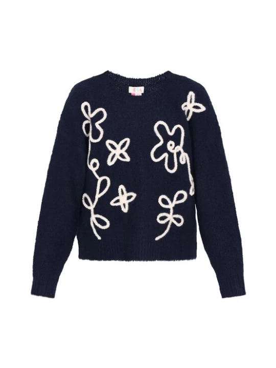 Foto van product IZIA Trui marine / offwhite