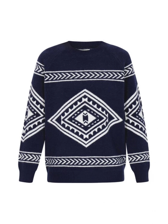 Foto van product IZIA Trui navy / wit