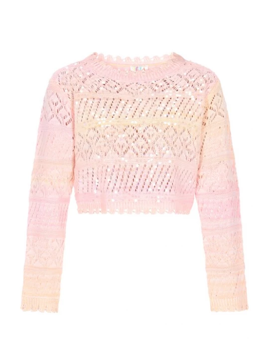 Foto van product IZIA Trui oranje / pink