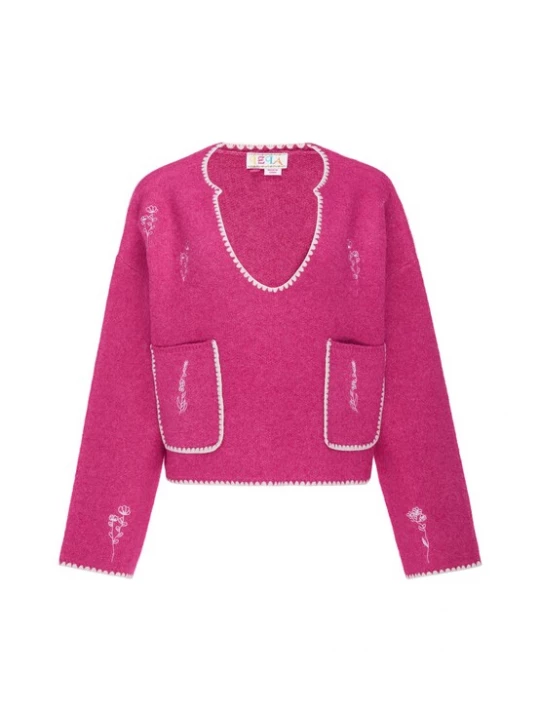 Foto van product IZIA Trui pink / wit
