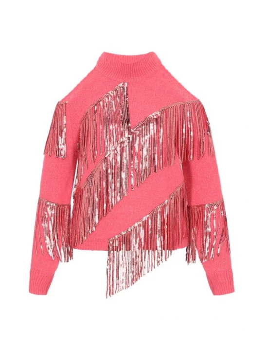 Foto van product IZIA Trui rosa / zilver