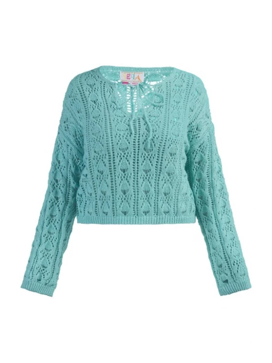 Foto van product IZIA Trui turquoise