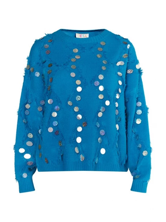 Foto van product IZIA Trui turquoise