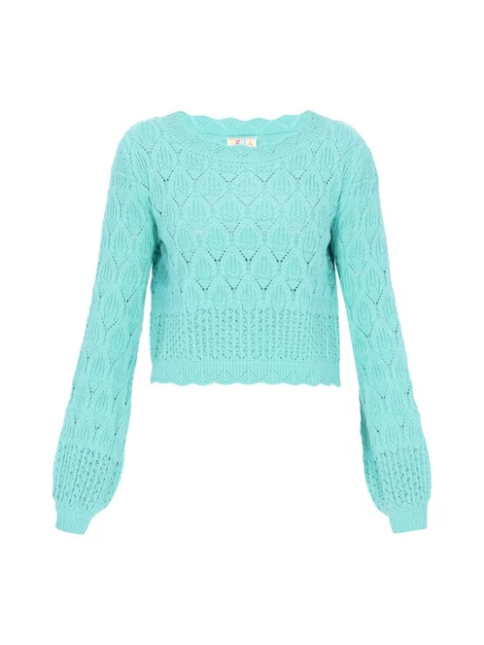 Foto van product IZIA Trui turquoise