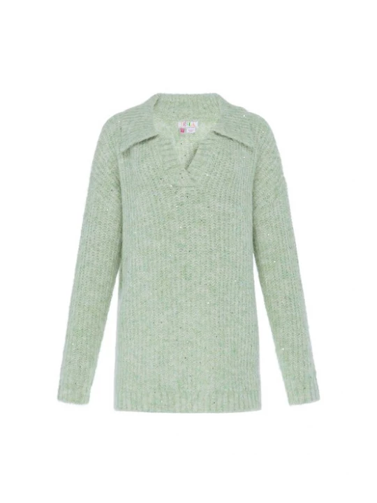 Foto van product IZIA Trui turquoise