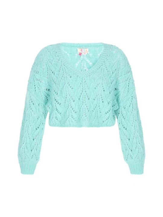 Foto van product IZIA Trui turquoise