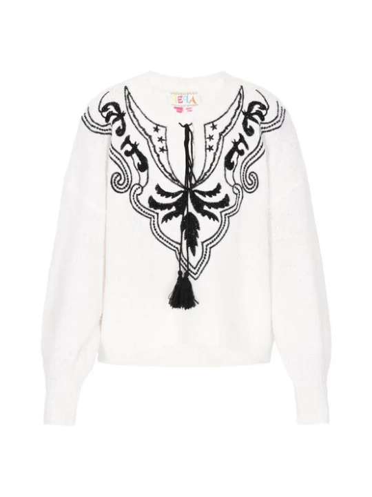 Foto van product IZIA Trui zwart / offwhite
