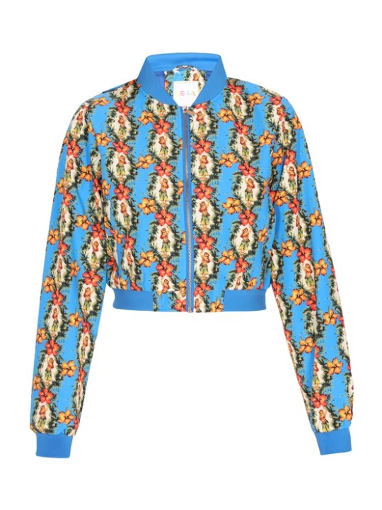 Foto van product IZIA Tussenjas blauw / gemengde kleuren