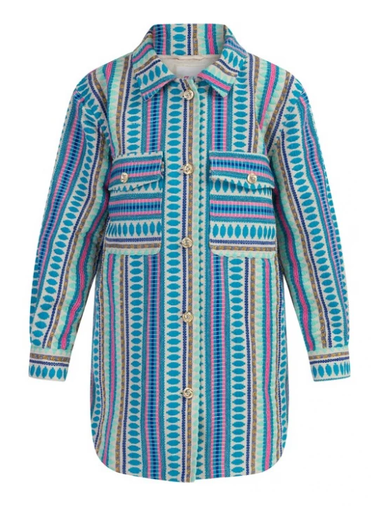 Foto van product IZIA Tussenjas blauw / gemengde kleuren