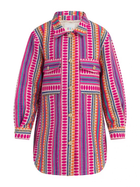 Foto van product IZIA Tussenjas gemengde kleuren / pink