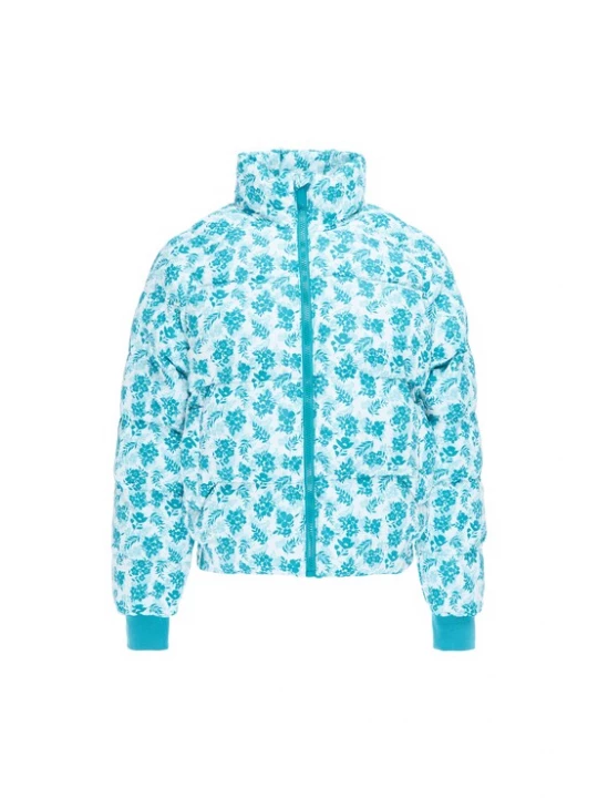 Foto van product IZIA Tussenjas turquoise / lichtblauw / wit