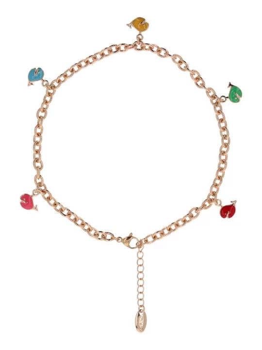 Foto van product IZIA Voetsieraden blauw / goud / groen / rood