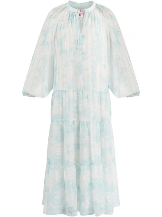 Foto van product IZIA Zomerjurk aqua / wit