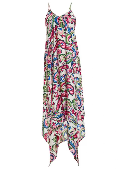 Foto van product IZIA Zomerjurk blauw / groen / pink / wit