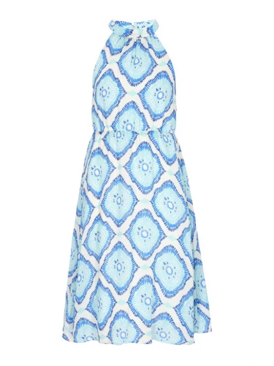 Foto van product IZIA Zomerjurk blauw / navy / lichtblauw / wit