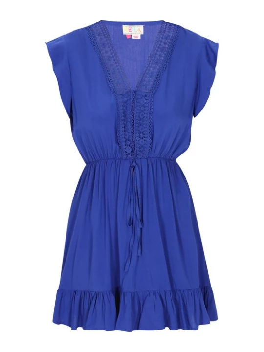 Foto van product IZIA Zomerjurk 'Boho' indigo