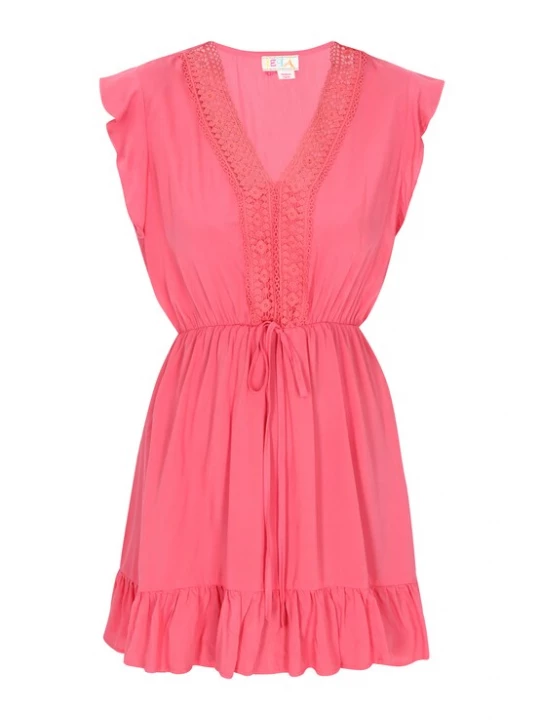 Foto van product IZIA Zomerjurk 'Boho' rosa