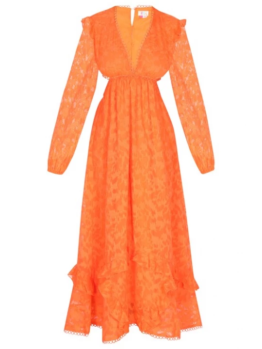Foto van product IZIA Zomerjurk 'Fashion Look' oranje