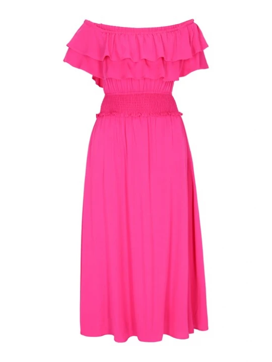 Foto van product IZIA Zomerjurk 'Festival' pink