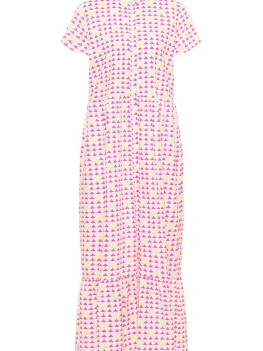 Foto van product IZIA Zomerjurk geel / pink / wit