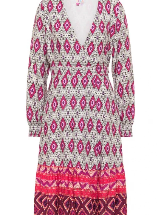 Foto van product IZIA Zomerjurk gemengde kleuren / pink