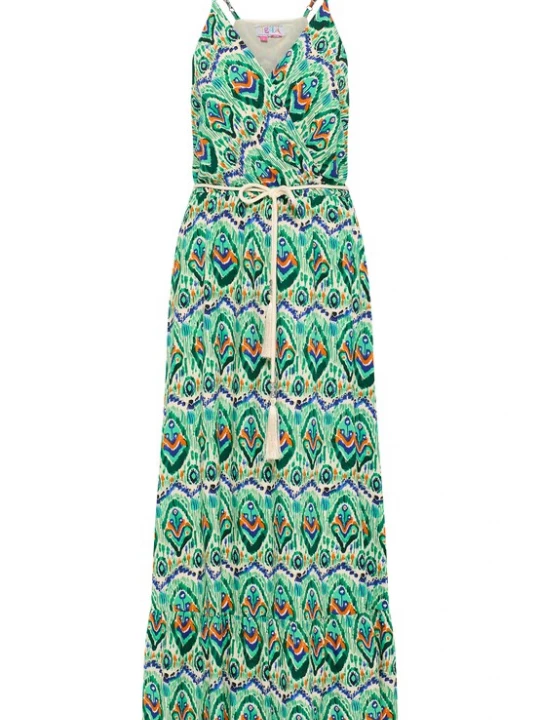 Foto van product IZIA Jurk groen / gemengde kleuren