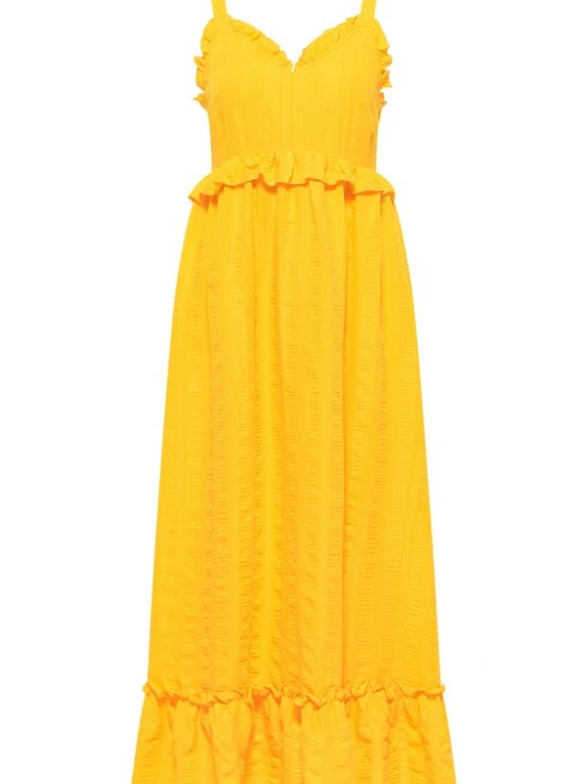 Foto van product IZIA Zomerjurk lichtoranje