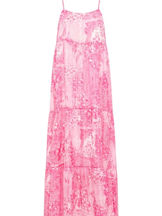 Foto van product IZIA Zomerjurk pink / wit