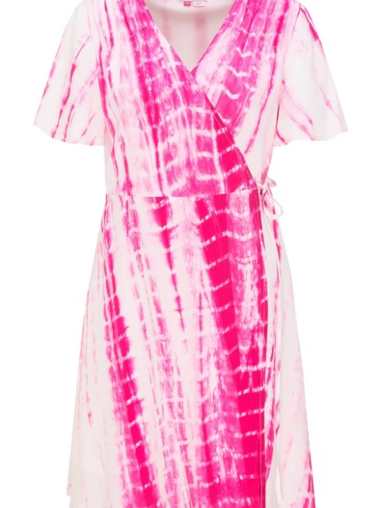 Foto van product IZIA Zomerjurk pink / wit