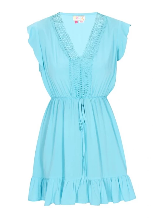 Foto van product IZIA Zomerjurk turquoise