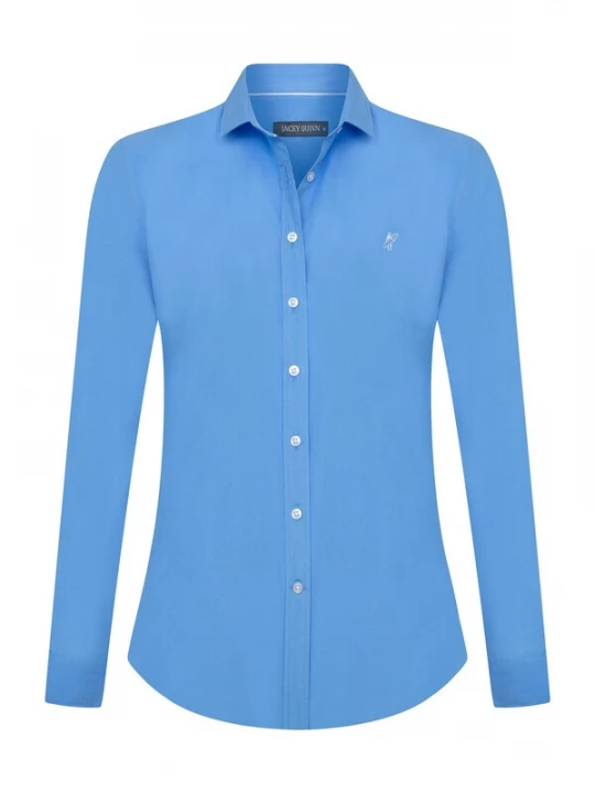 Foto van product Jacey Quinn Blouse blauw / wit
