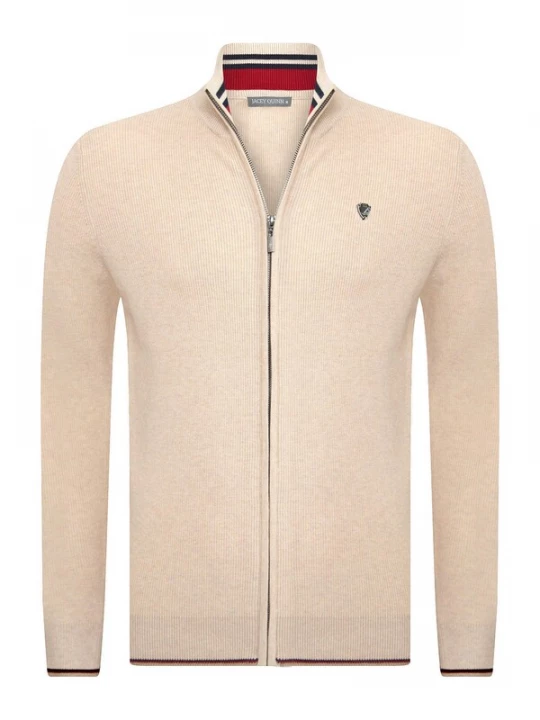 Foto van product Jacey Quinn Gebreid vest beige