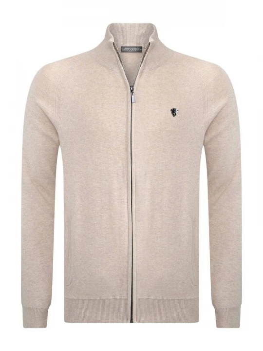 Foto van product Jacey Quinn Gebreid vest beige