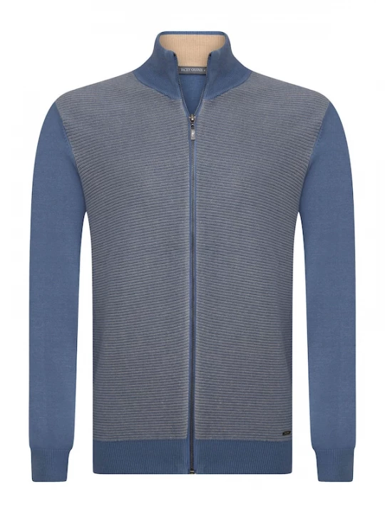 Foto van product Jacey Quinn Gebreid vest blauw