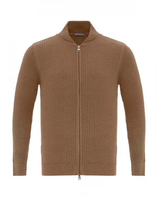 Foto van product Jacey Quinn Gebreid vest camel