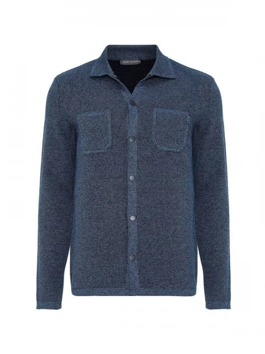 Foto van product Jacey Quinn Gebreid vest donkerblauw