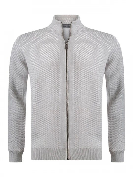 Foto van product Jacey Quinn Gebreid vest grijs