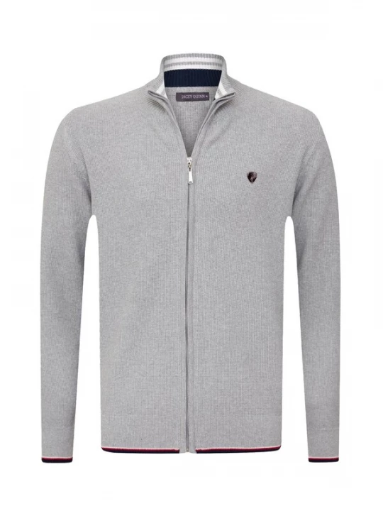 Foto van product Jacey Quinn Gebreid vest grijs