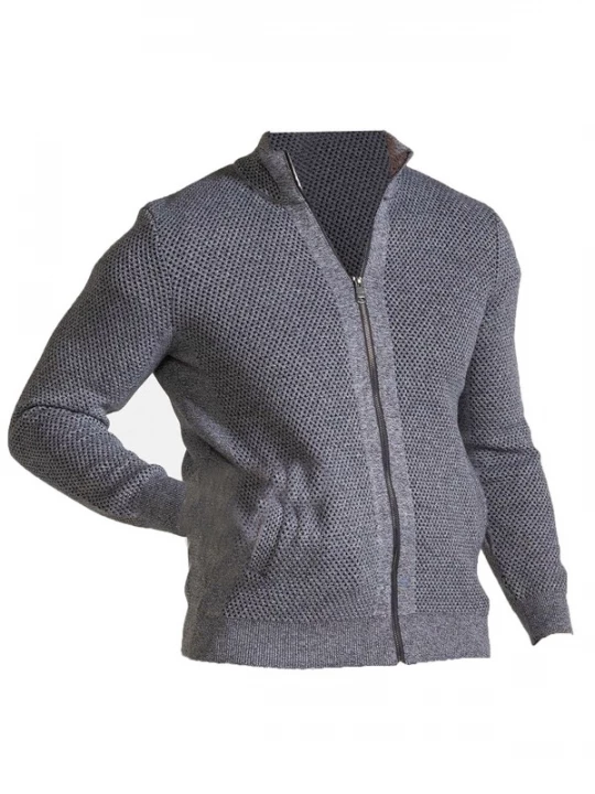 Foto van product Jacey Quinn Gebreid vest grijs