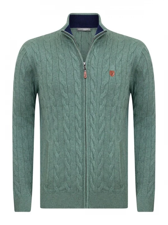 Foto van product Jacey Quinn Gebreid vest groen