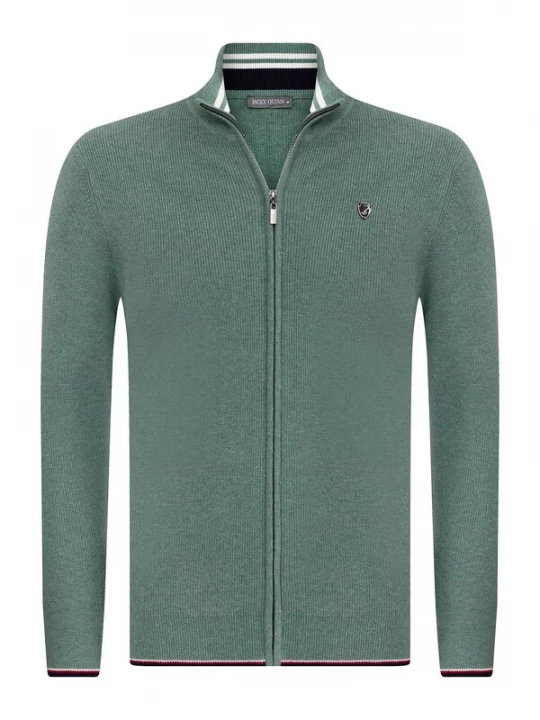 Foto van product Jacey Quinn Gebreid vest groen