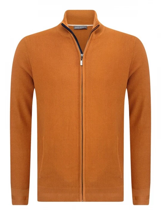 Foto van product Jacey Quinn Gebreid vest karamel
