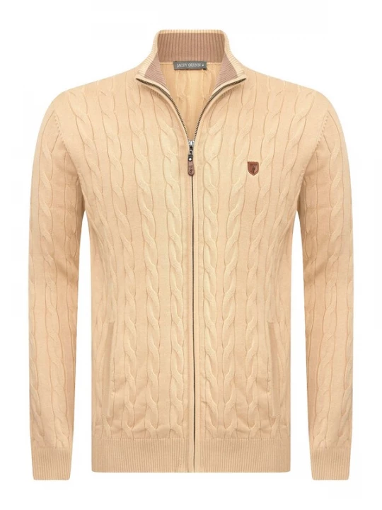 Foto van product Jacey Quinn Gebreid vest sand