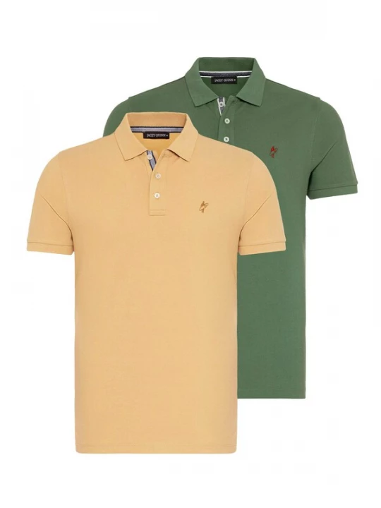 Foto van product Jacey Quinn Shirt beige / groen / rood